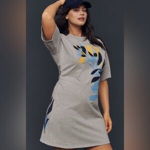 NWT Anthropologie Mini T-Shirt Dress, sz L